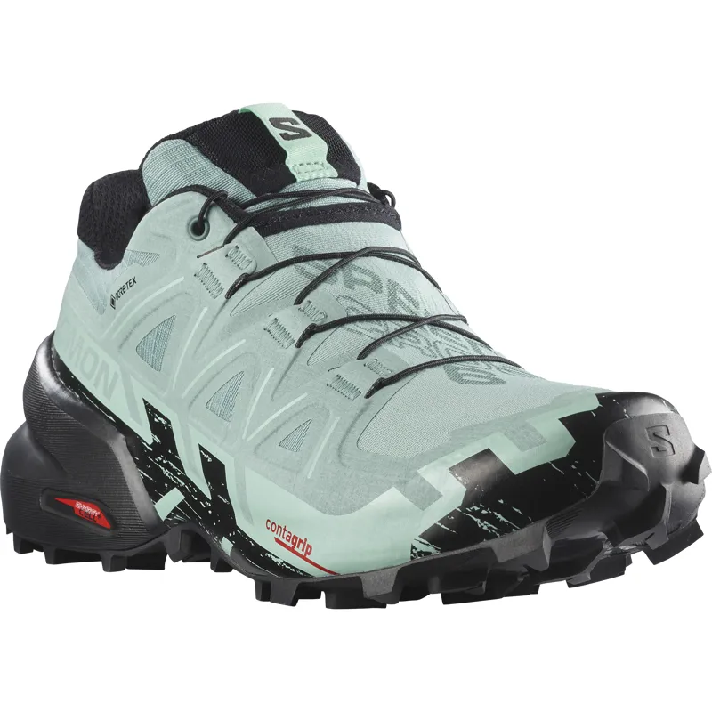 Salomon Womens Speedcross 6 GTX Aquifer/Black/Yucca-4